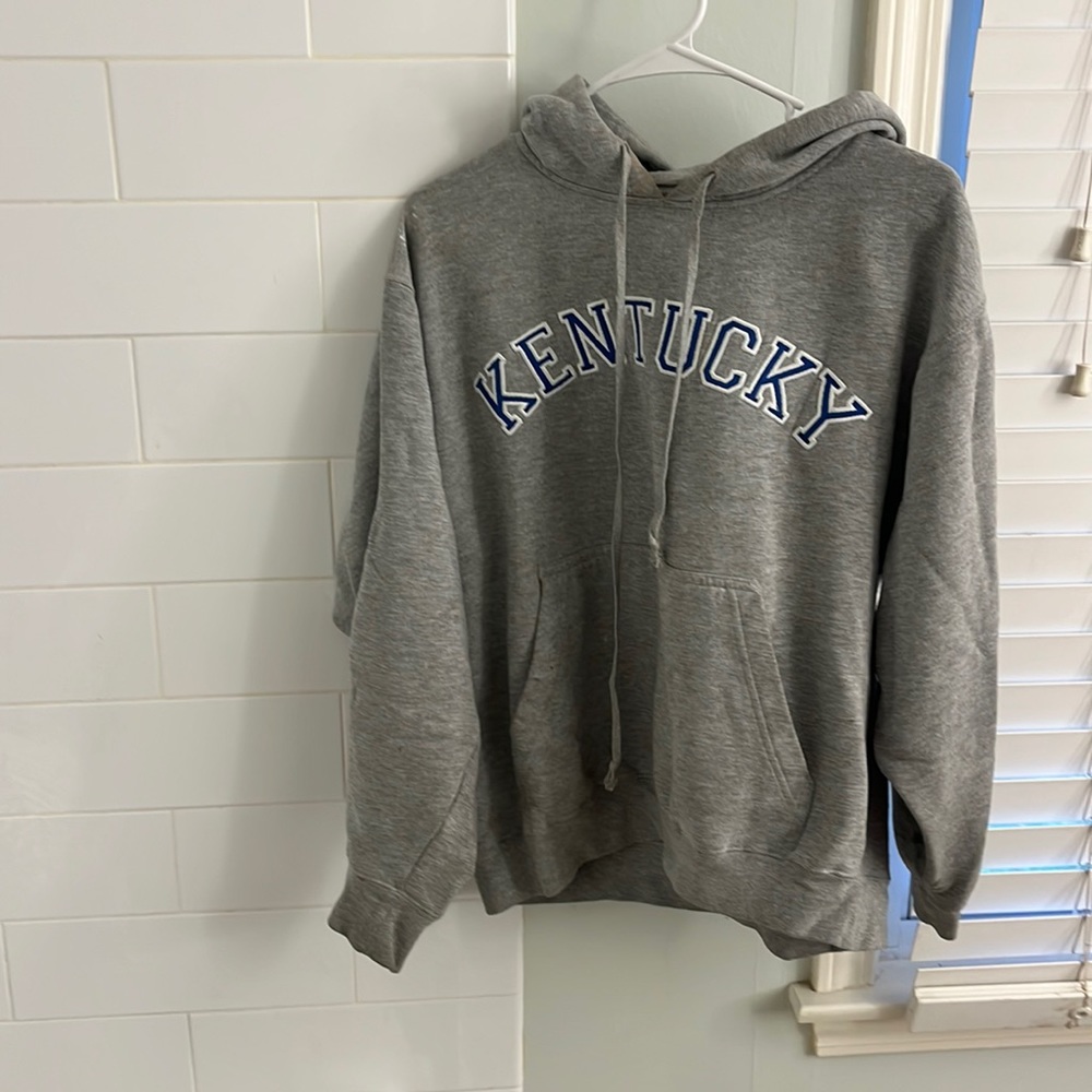 Grey Kentucky Hoodie